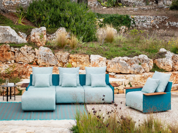 BEGIN - Sectional garden sofa with removable cover by MY YOUR - view 2